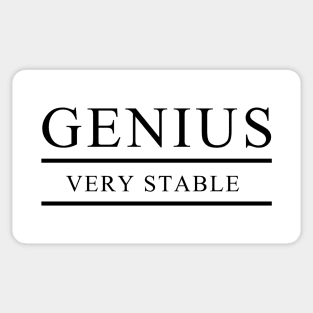 Genius, very stable Sticker